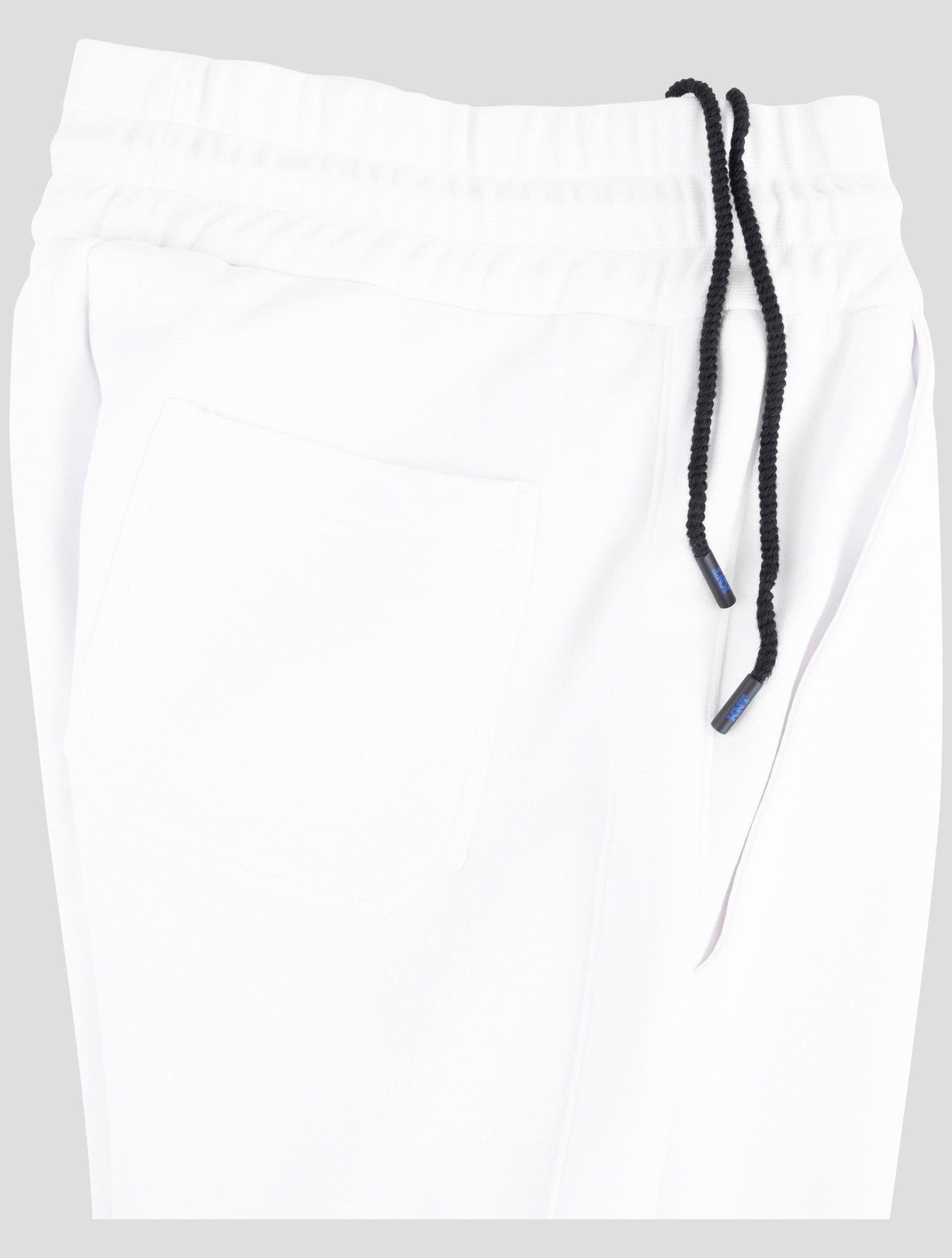 Kiton Knt White Cotton Pants
