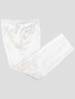 Kiton Knt White Silk Jeans