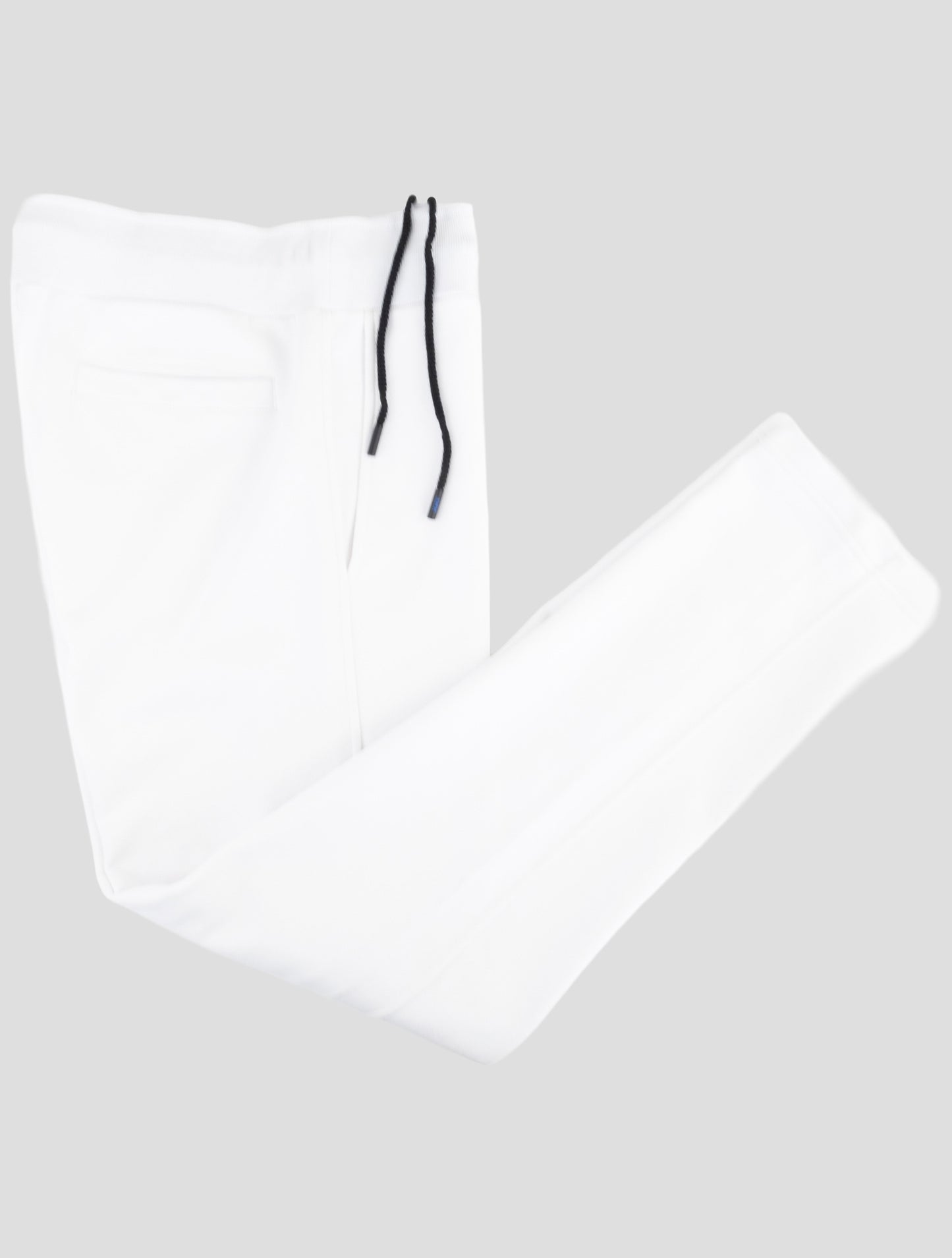 Kiton Knt White Cotton Jogging Pants