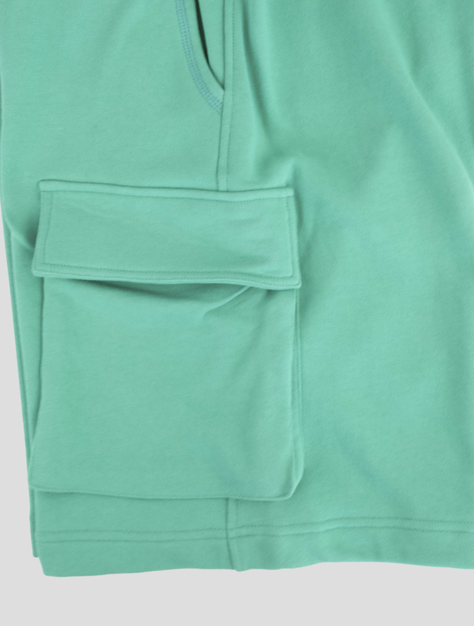 Kiton Knt Green Cotton Short Pants