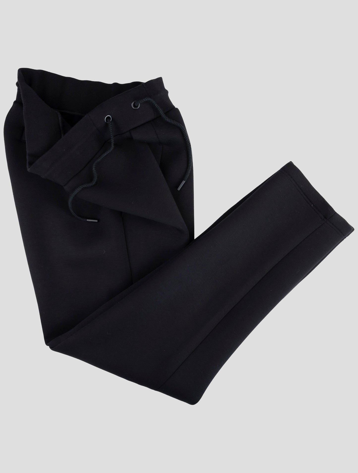 Kiton Knt Black Viscose Ea Jogging Pants