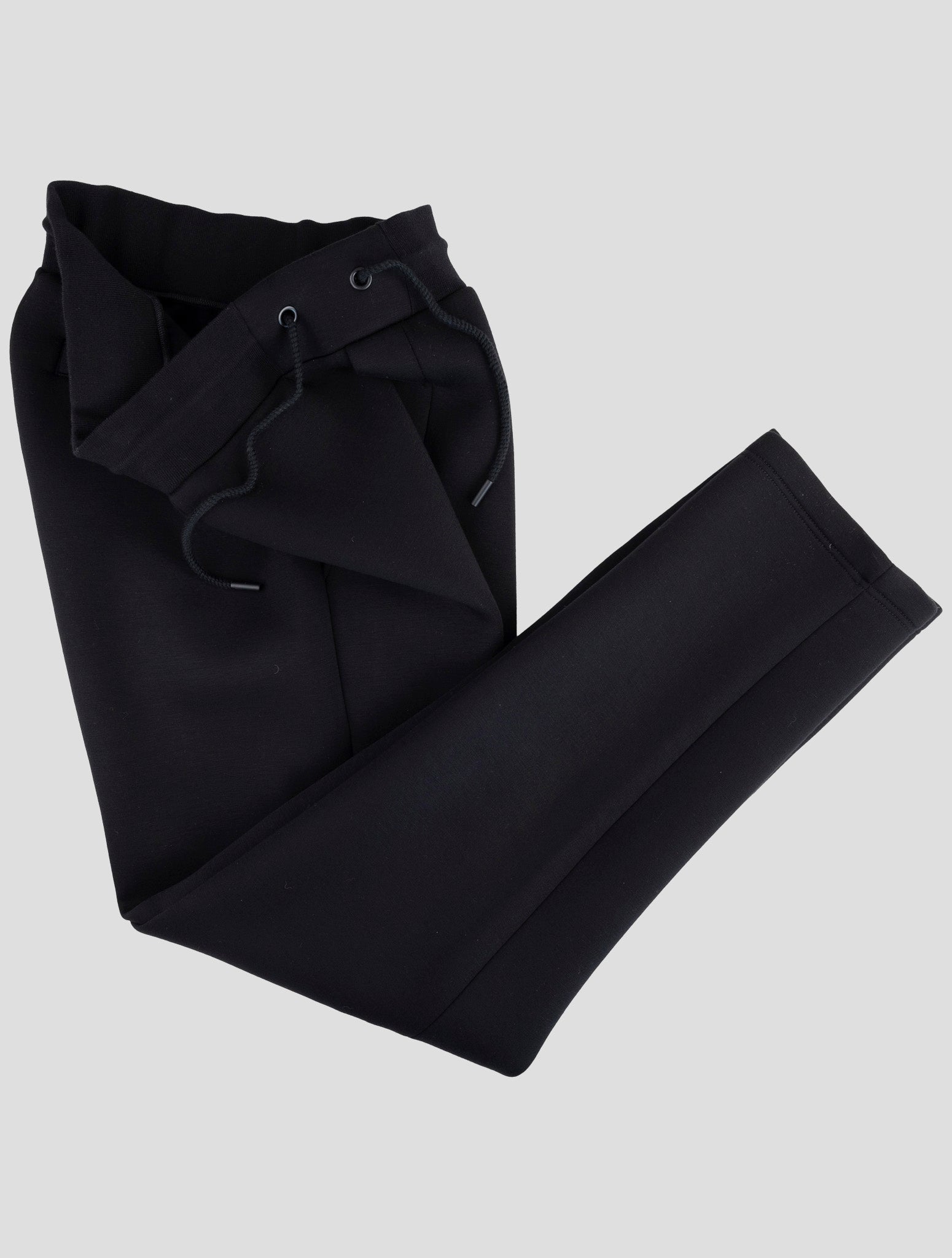 Kiton Knt Black Viscose Ea Jogging Pants