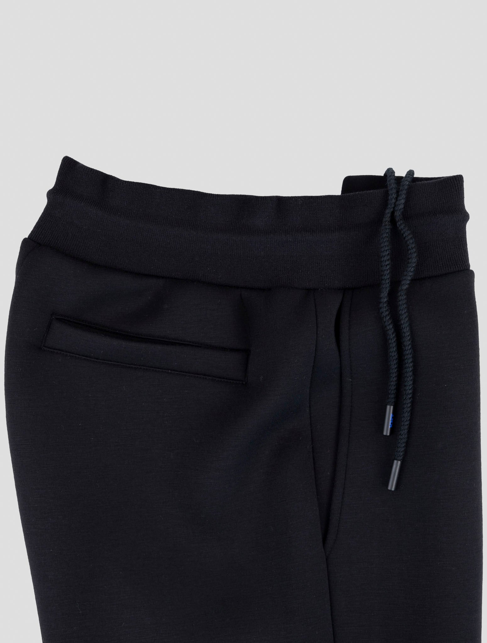 Kiton Knt Black Viscose Ea Jogging Pants