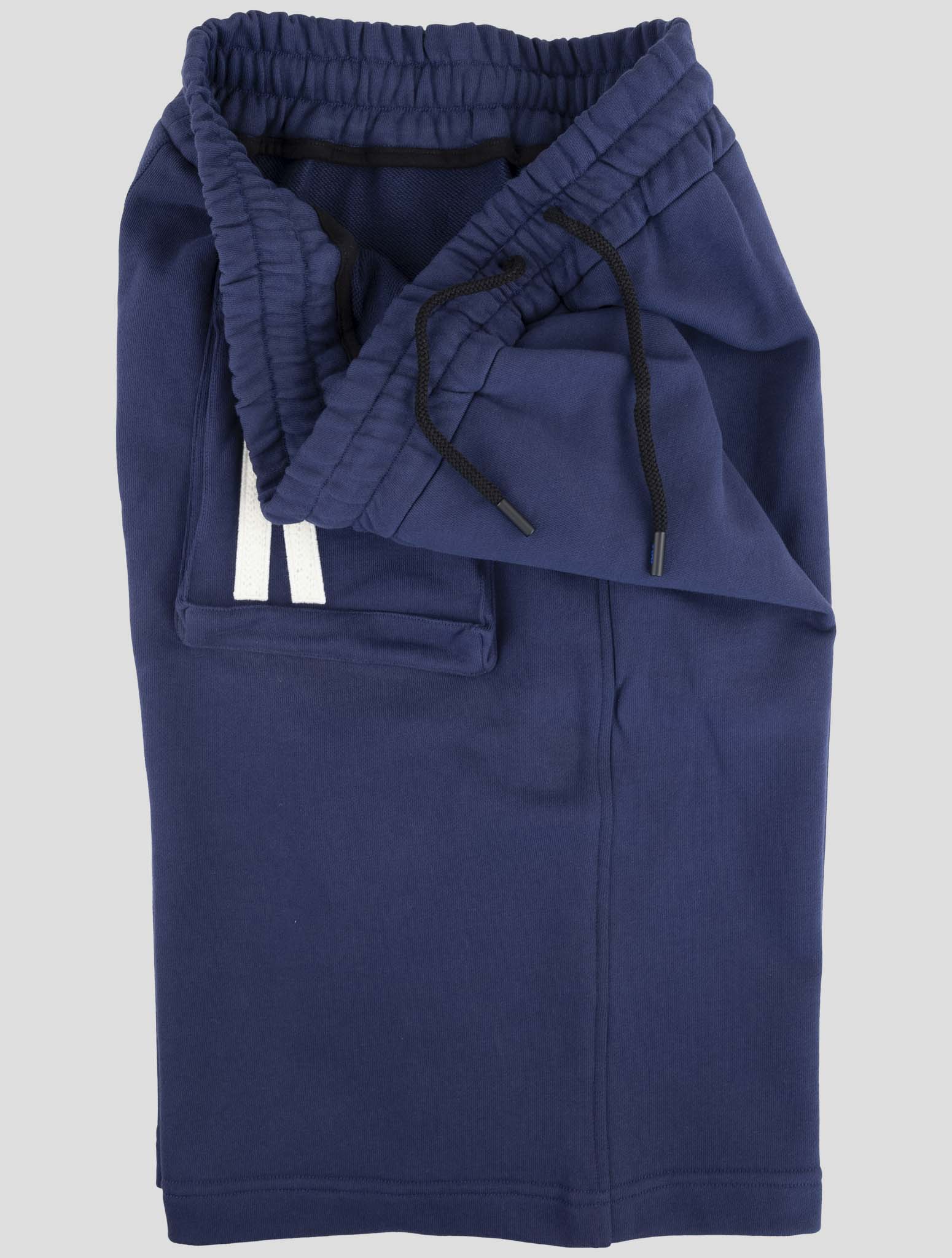 Kiton Knt Blue Cotton Short Pants
