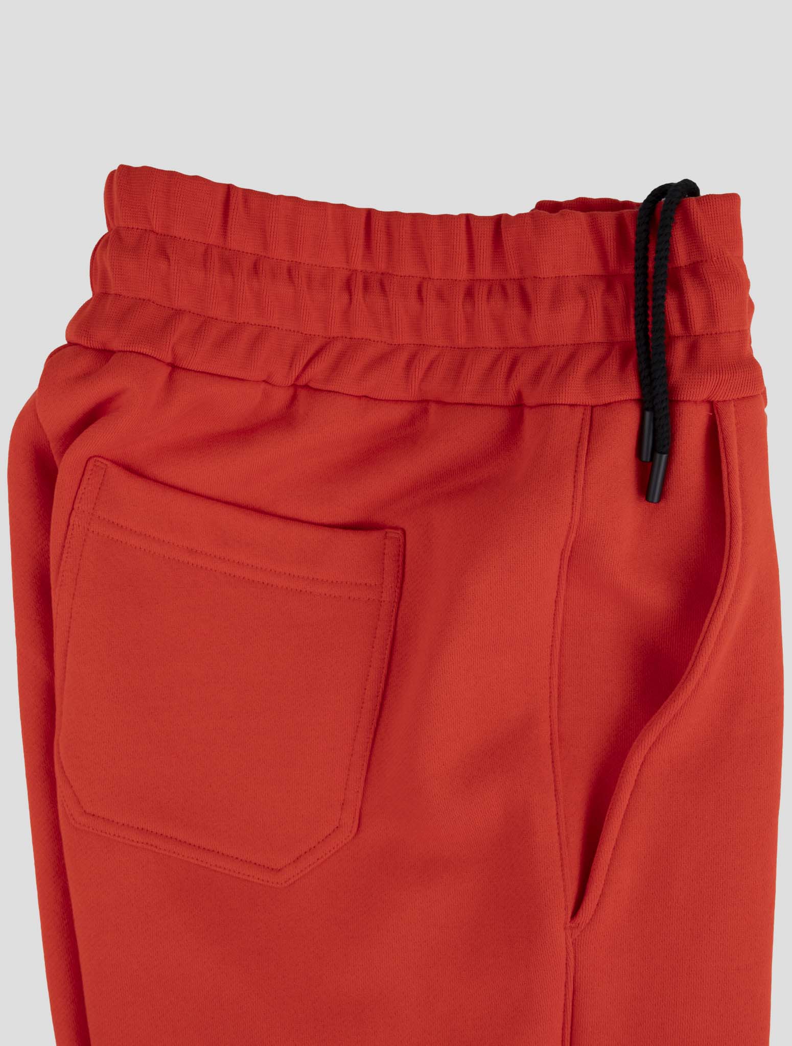 Kiton Knt Red Cotton Jogging Pants