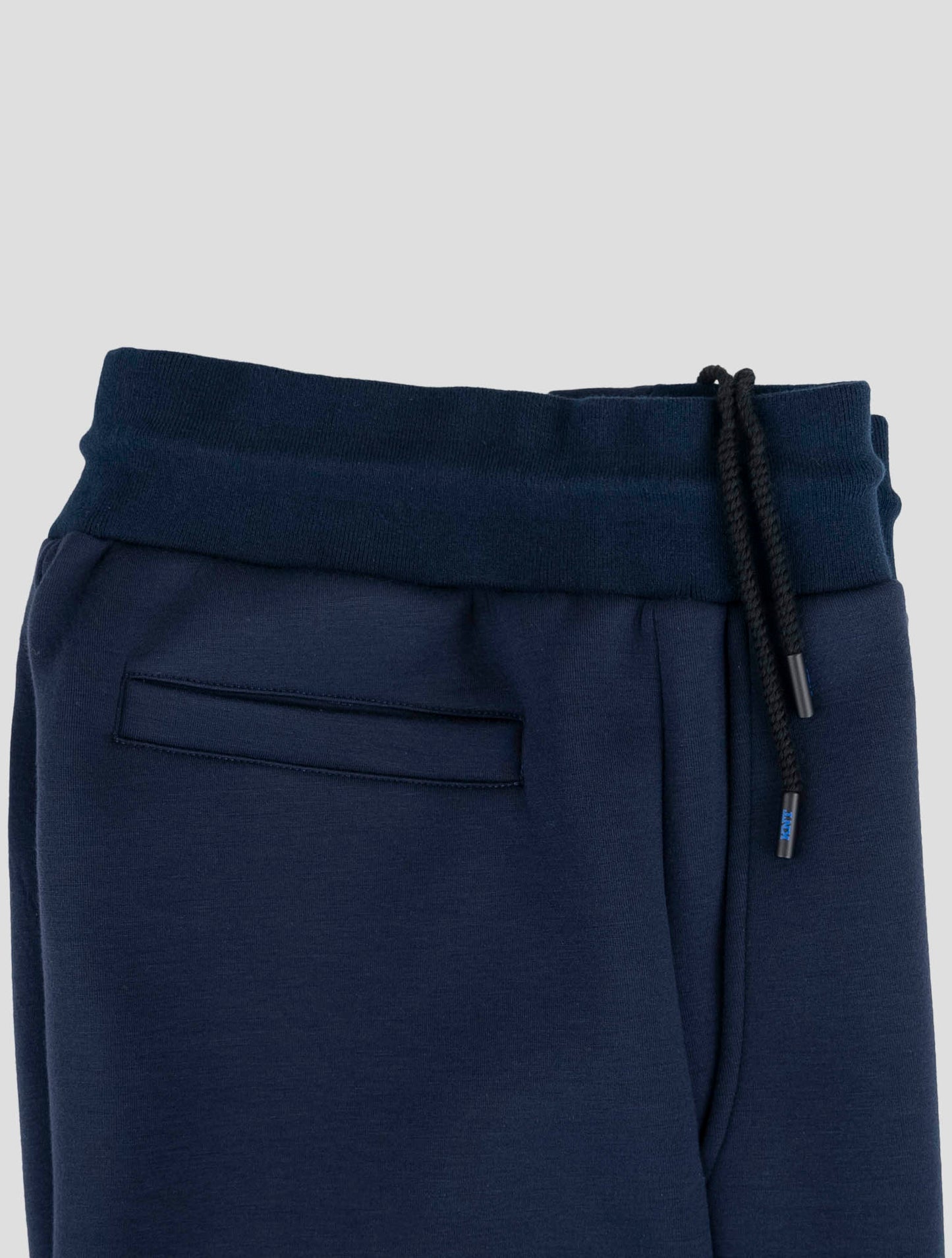 Kiton Knt Blue Viscose Ea Jogging Pants