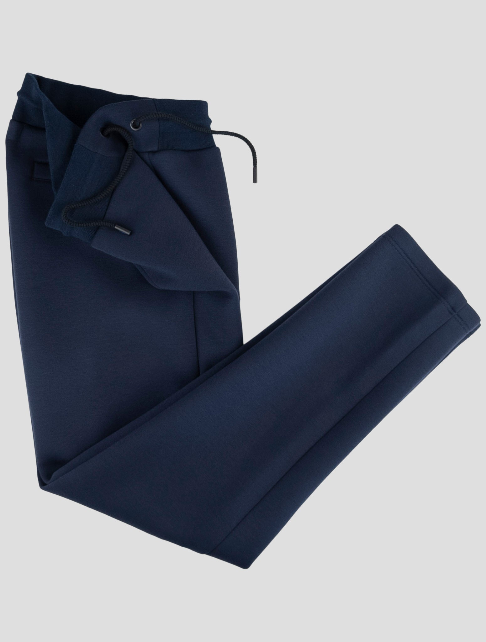 Kiton Knt Blue Viscose Ea Jogging Pants