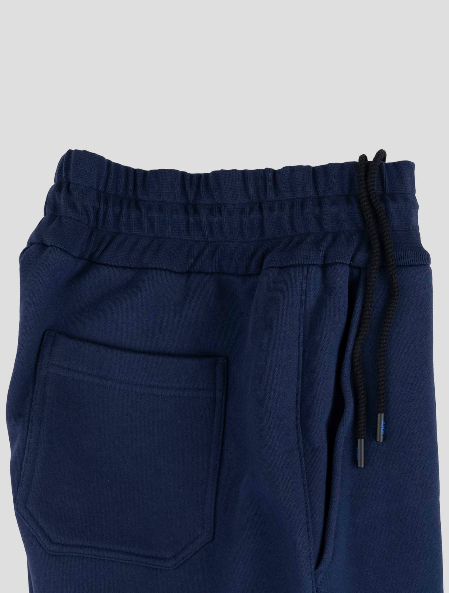 Kiton Knt Blue Cotton Jogging Cargo Pants