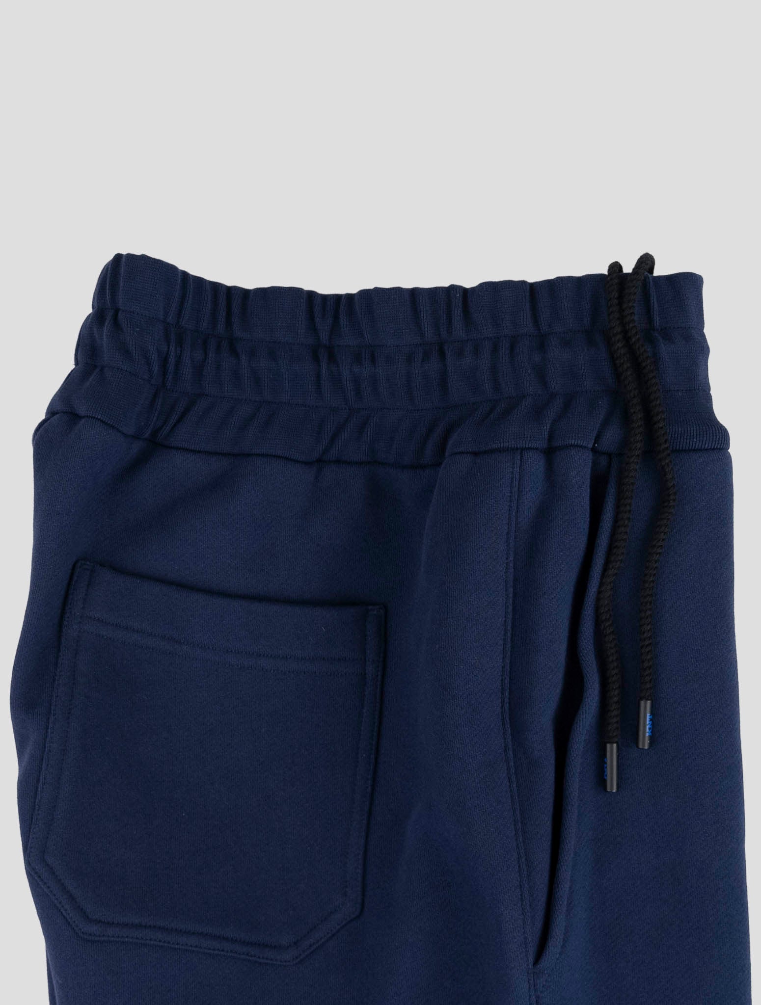 Kiton Knt Blue Cotton Jogging Cargo Pants