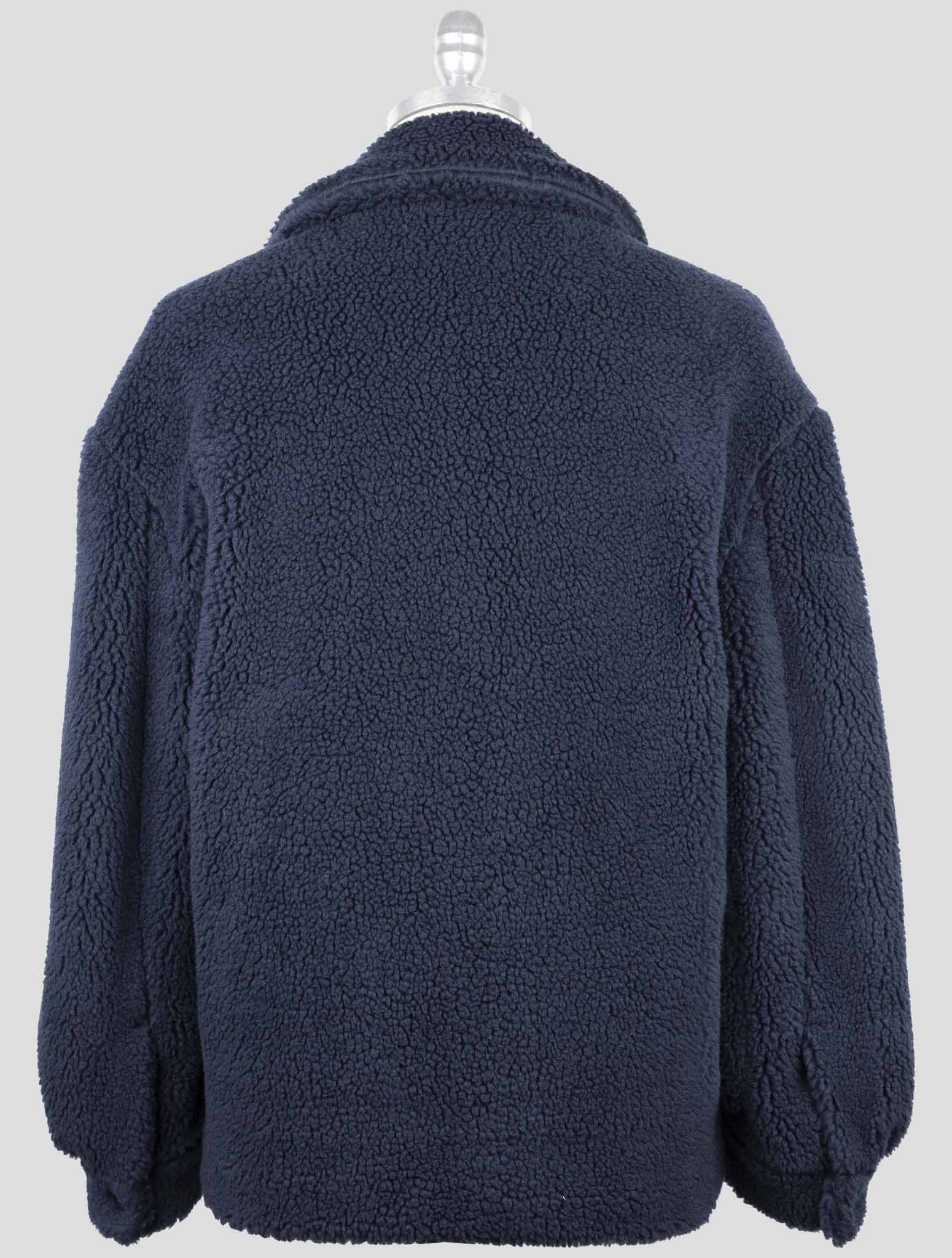 Kiton Knt Dark Blue Pc Pl Coat