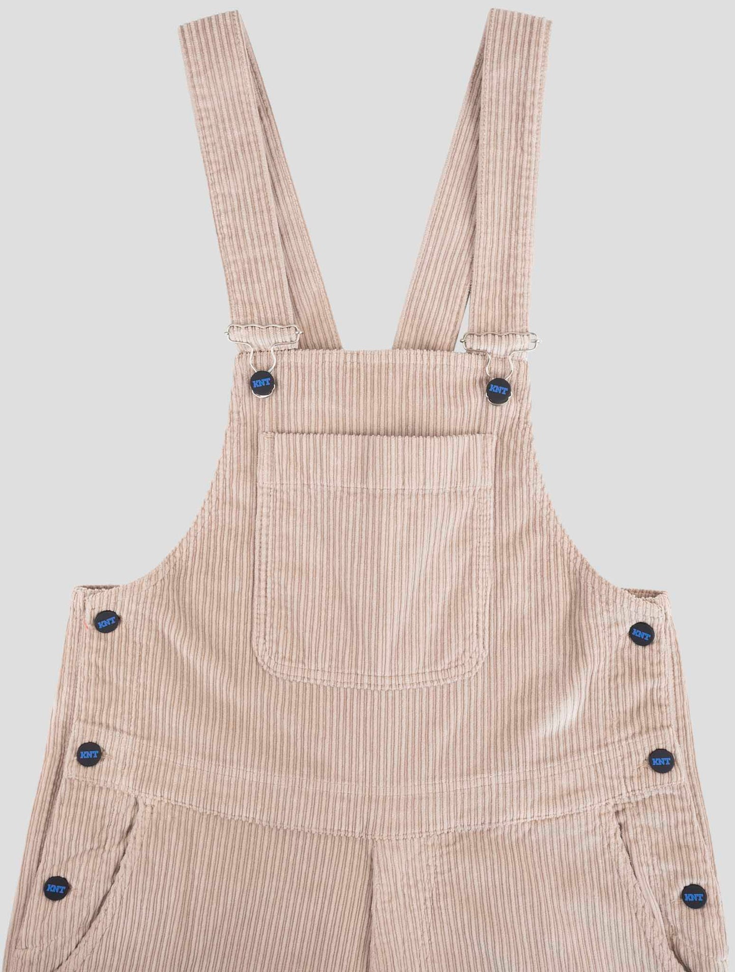 Kiton Knt Brown Cotton Ea Velvet Salopette