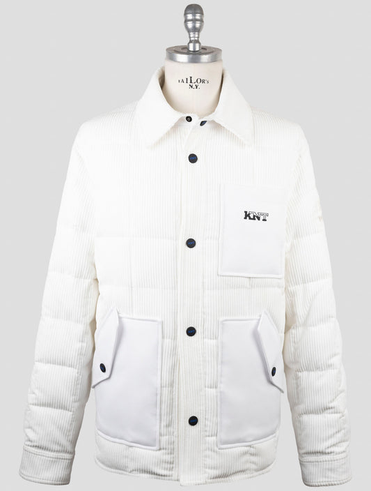 Kiton Knt White Pl Pa Ea Velvet Coat