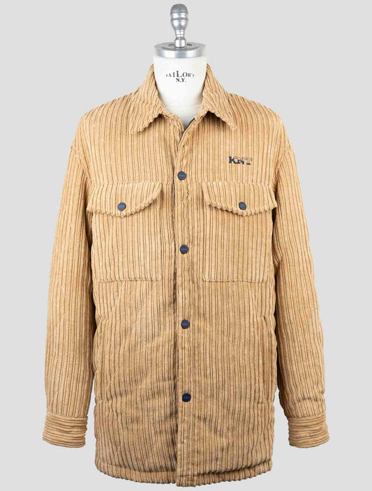 Kiton Knt Beige Pl Pa Velvet Coat