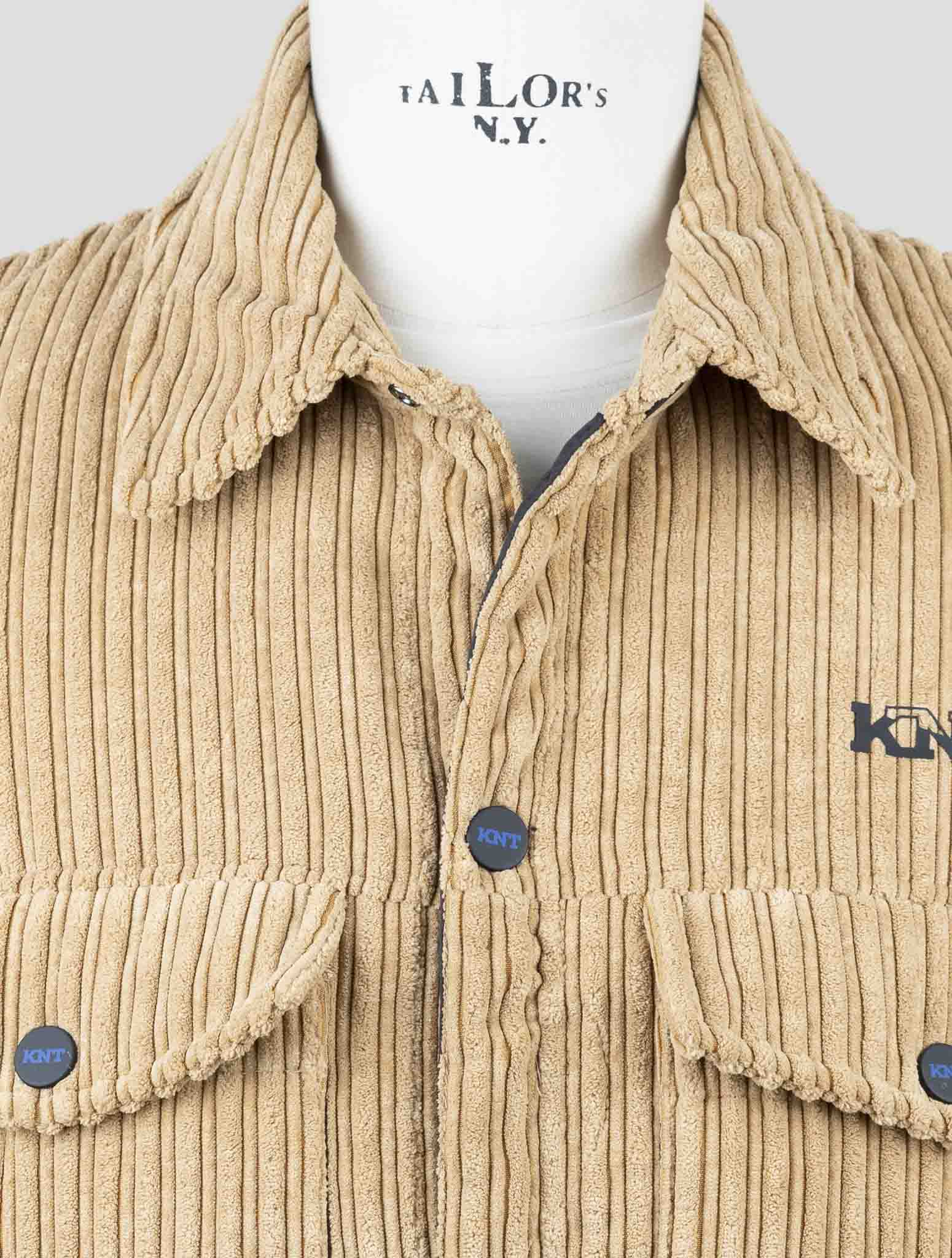 Kiton Knt Beige Pl Pa Velvet Coat