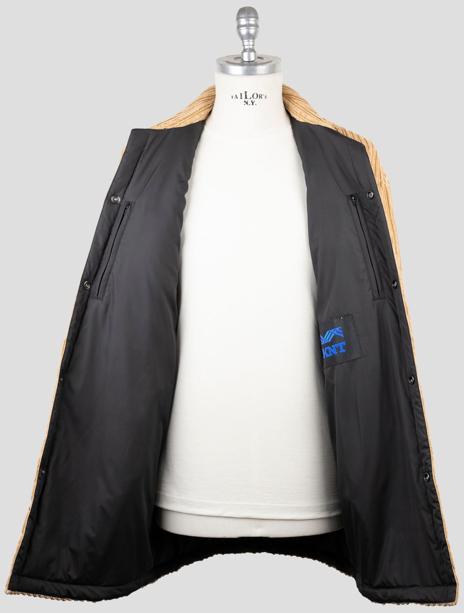Kiton Knt Beige Pl Pa Velvet Coat