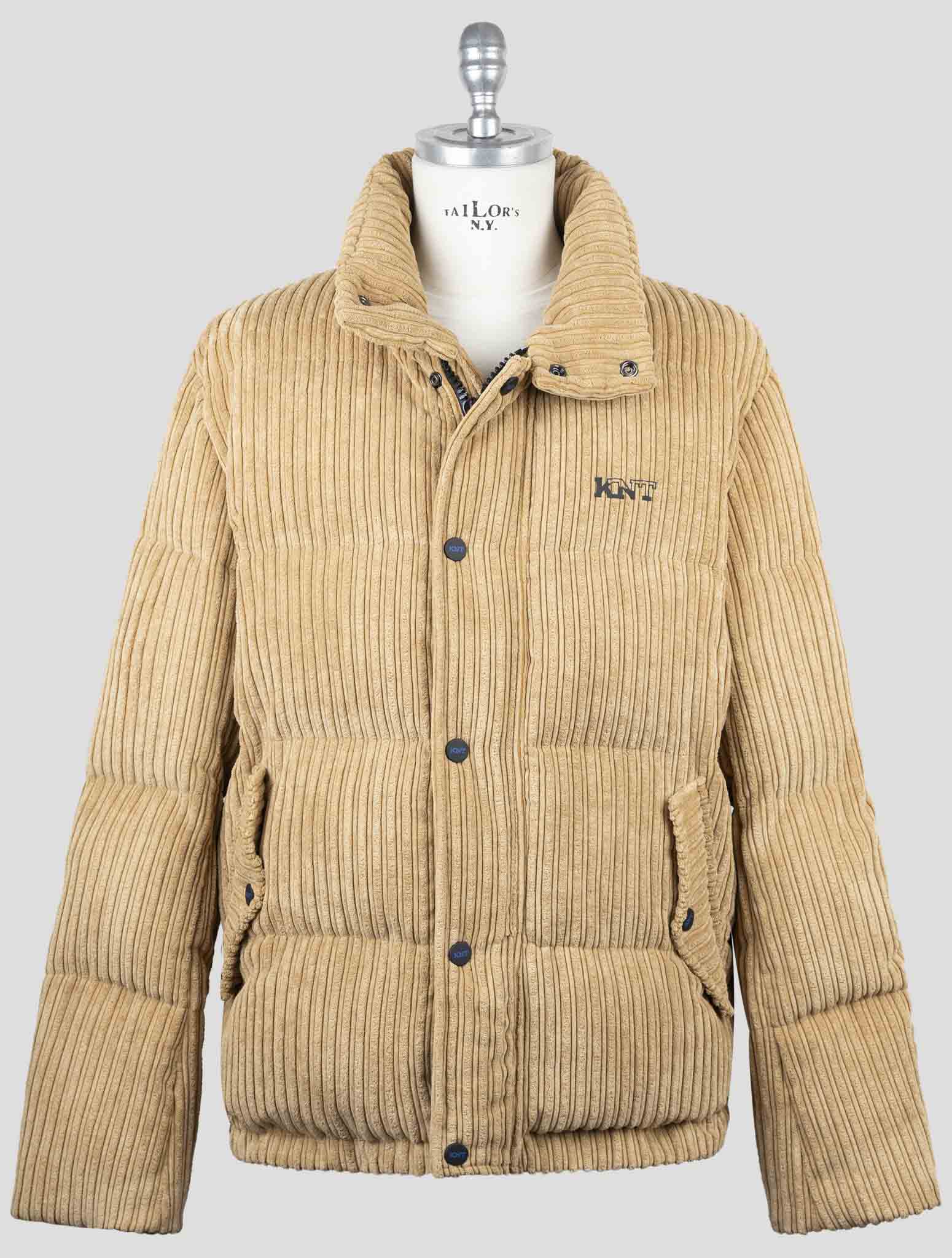 Kiton KNT Beige PL PA Velvet Coat
