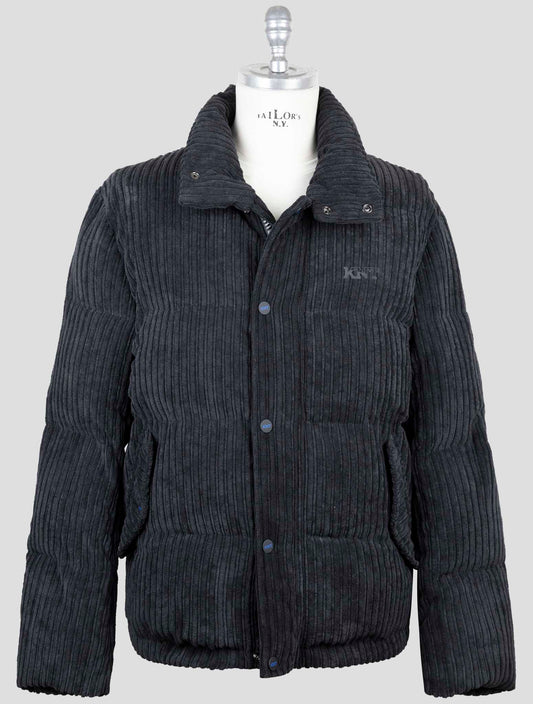 Kiton Knt Black Pl Pa Velvet Coat