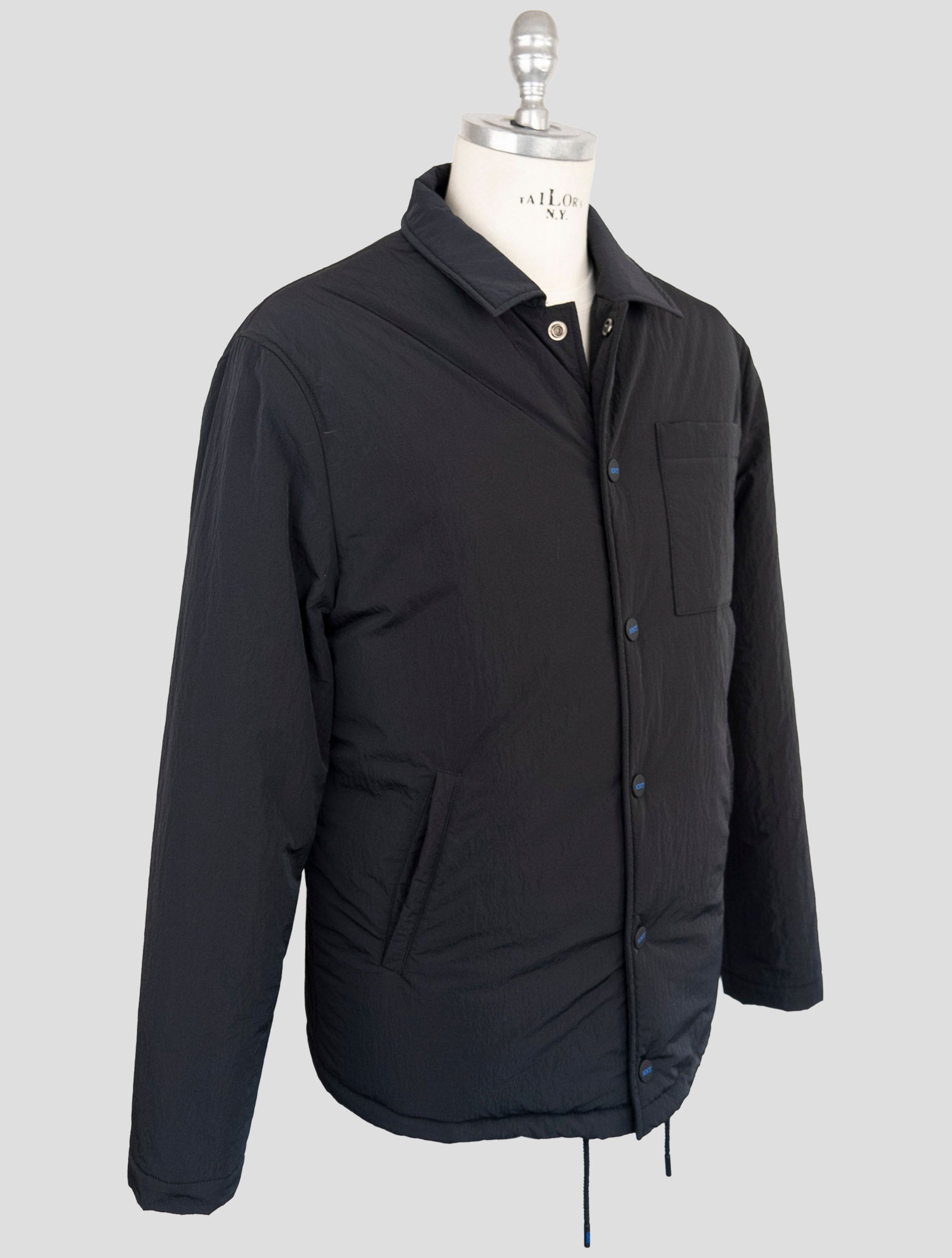 Kiton Knt Black Pa Coat