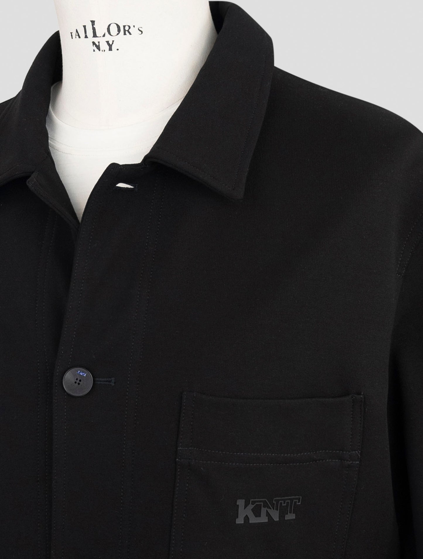 Kiton Knt Black Viscose Pa Ea Overcoat