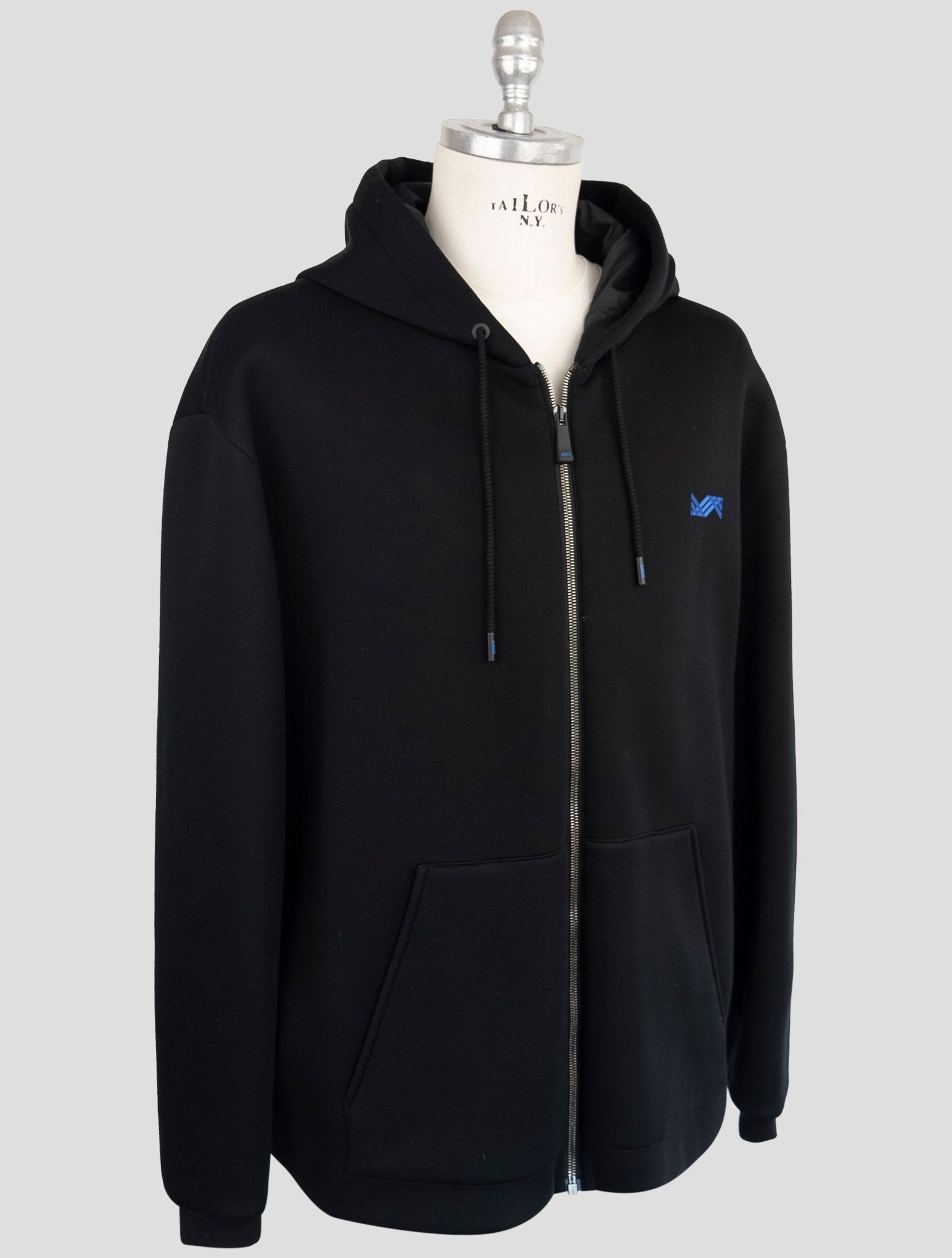Kiton Knt Black Modal Coat