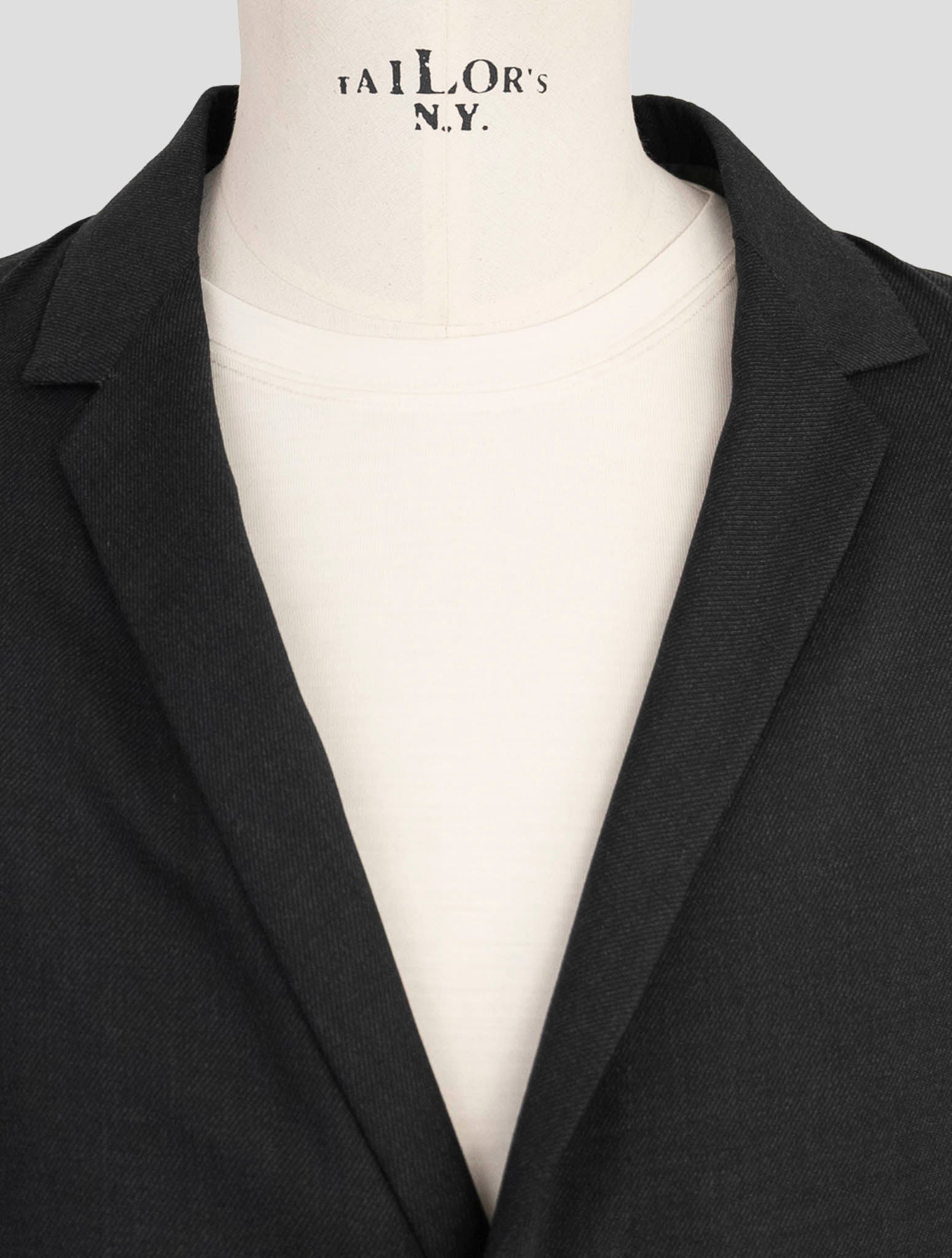 Kiton Knt Black Viscose Pa Ea Overcoat