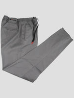 Kiton Gray Lycra Cotton Ea Pants