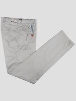 Kiton Gray Cotton Ea Pants