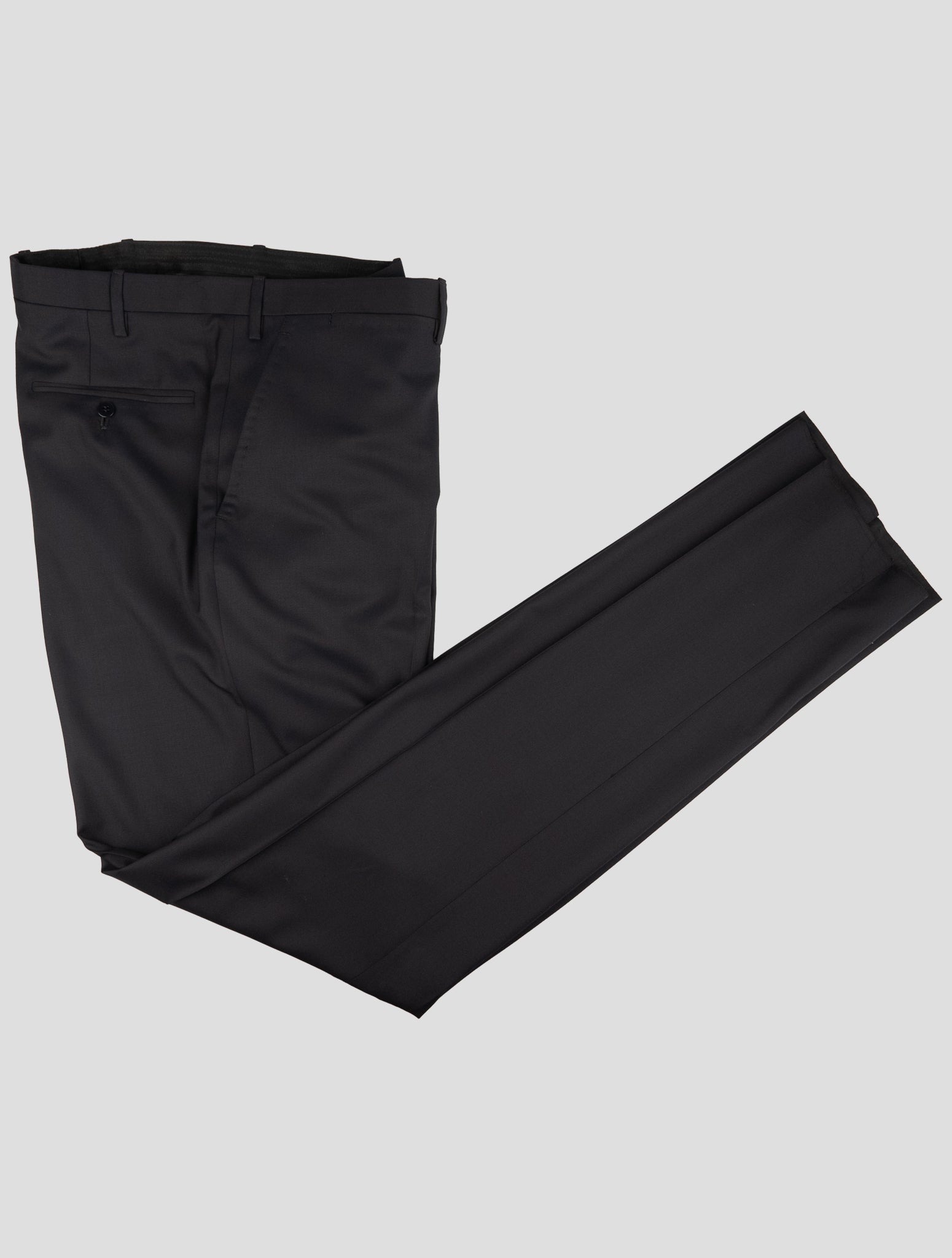 Kiton Blue Wool 14 Micron Pants