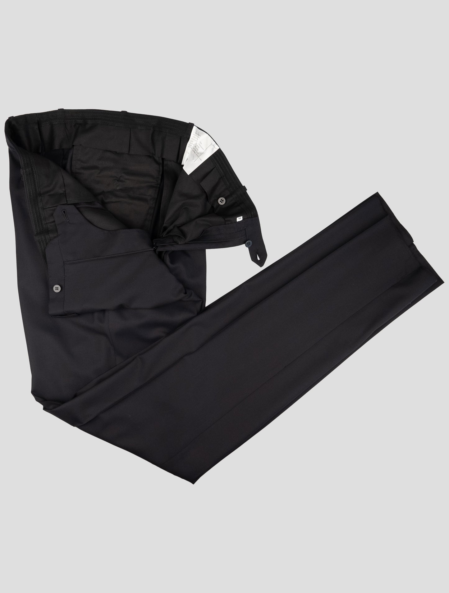 Kiton Blue Wool 14 Micron Pants