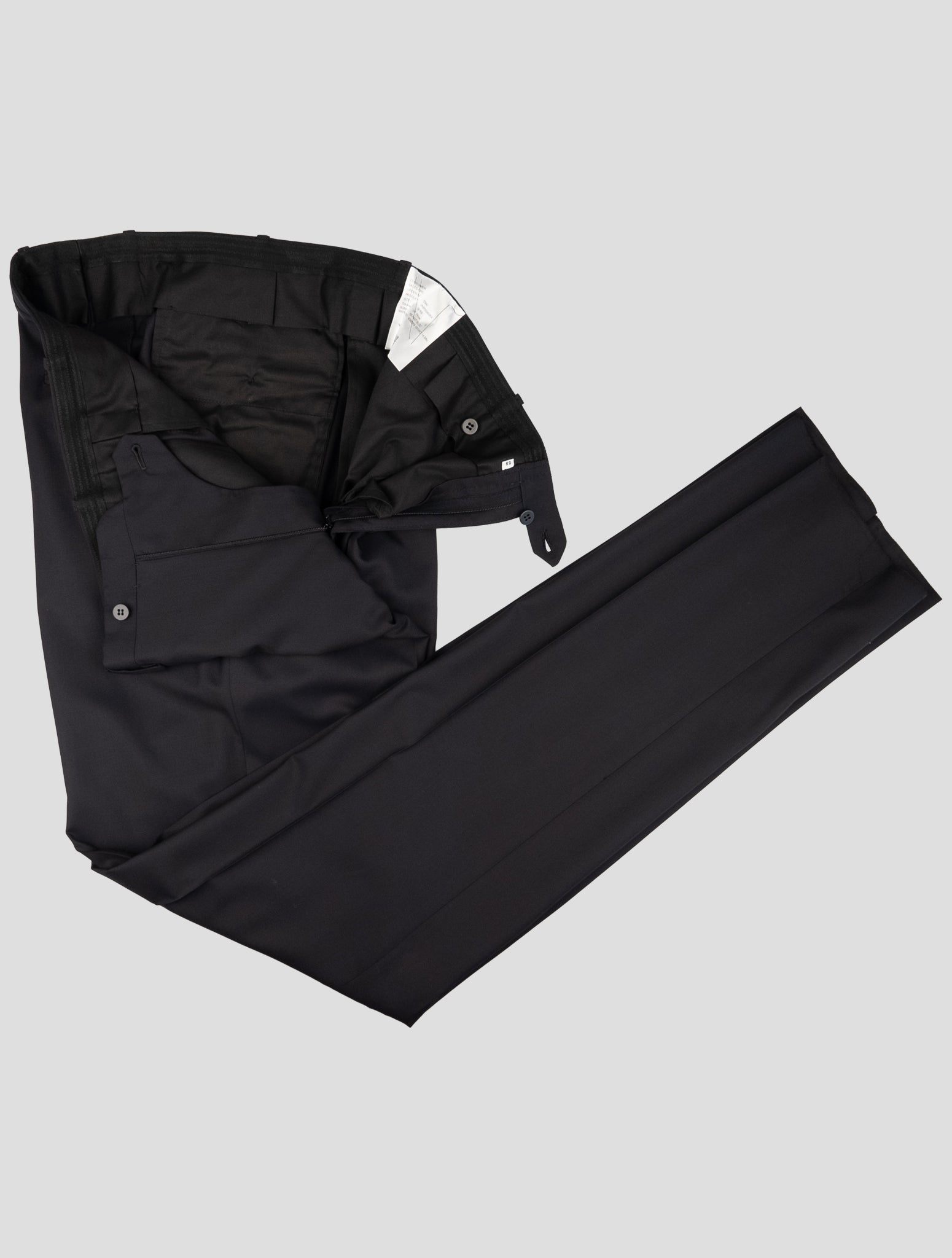 Kiton Blue Wool 14 Micron Pants