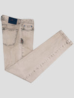 Kiton Beige Cotton Ea Jeans