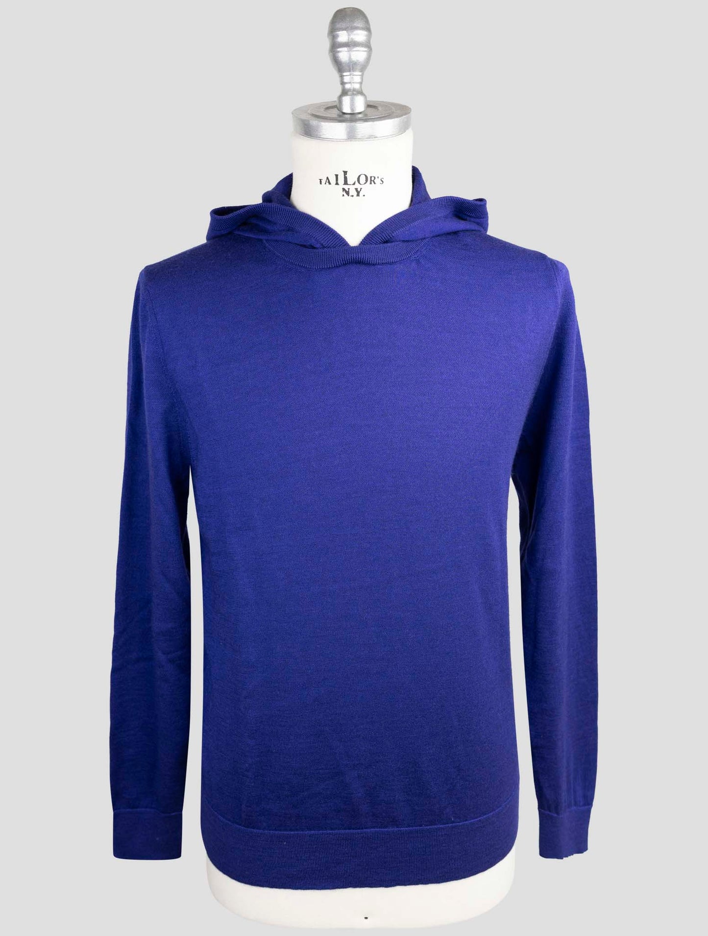 Kiton Blue Cashmere Silk Sweater