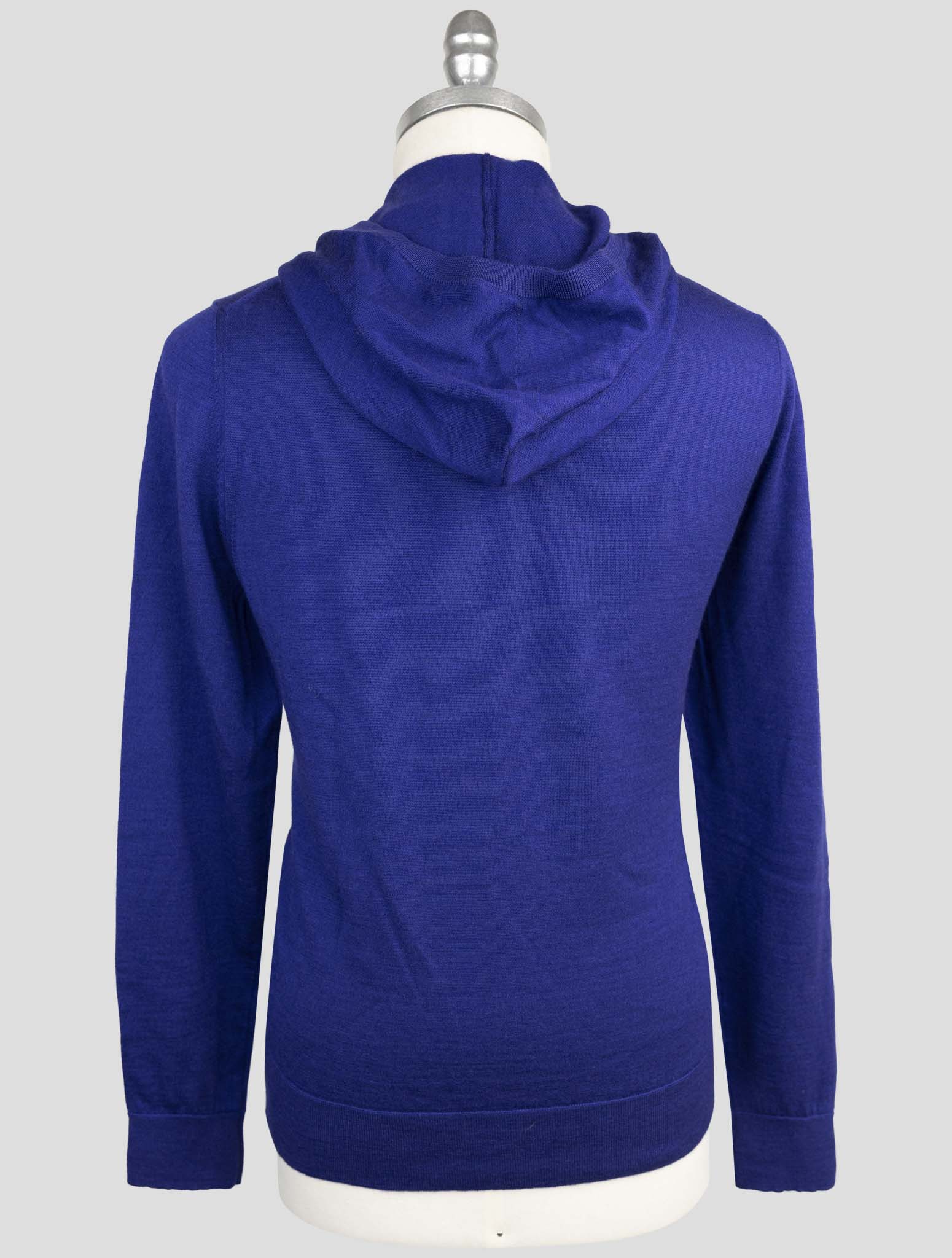 Kiton Blue Cashmere Silk Sweater
