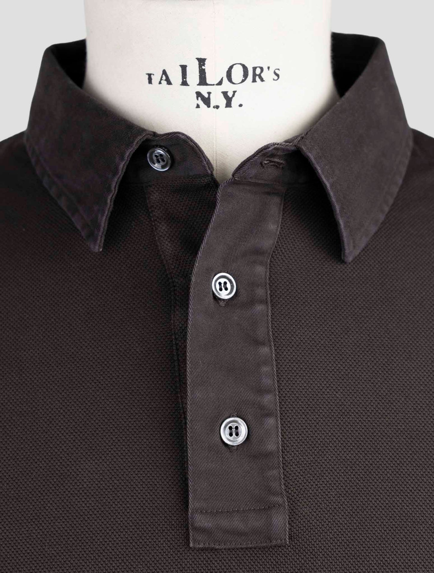 Kiton Brown Cotton Ea Sweater Polo