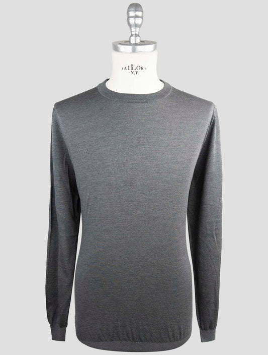 Kiton Gray Silk Sweater Turtleneck