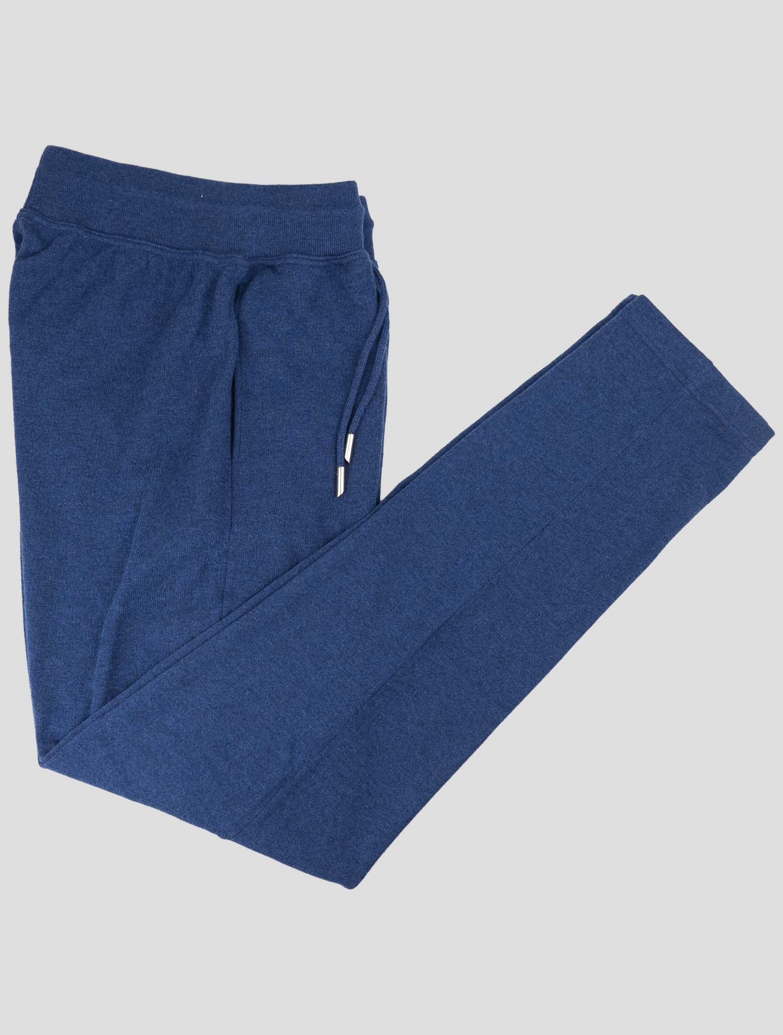 Kiton Blue Cashmere Jogging Pants