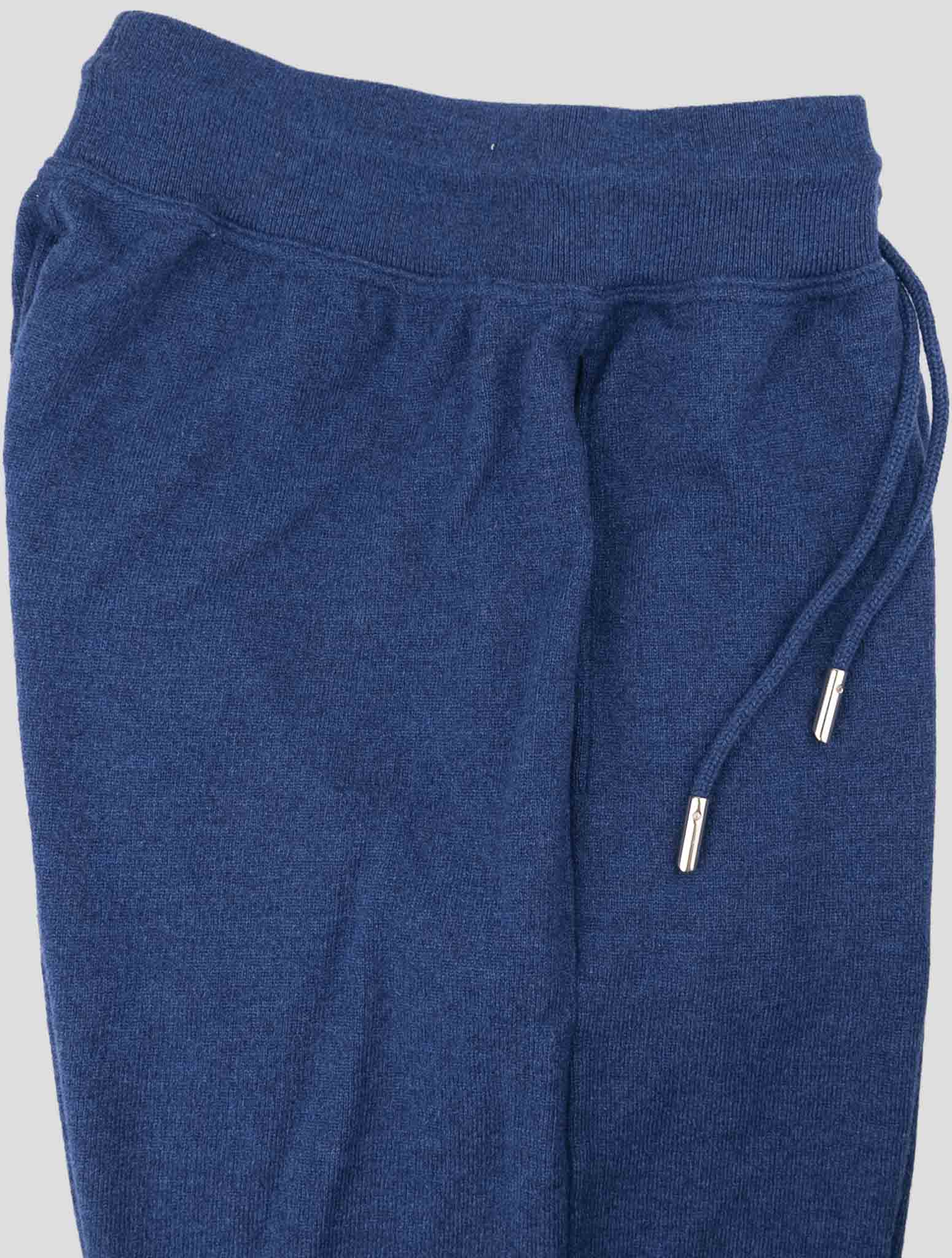 Kiton Blue Cashmere Jogging Pants
