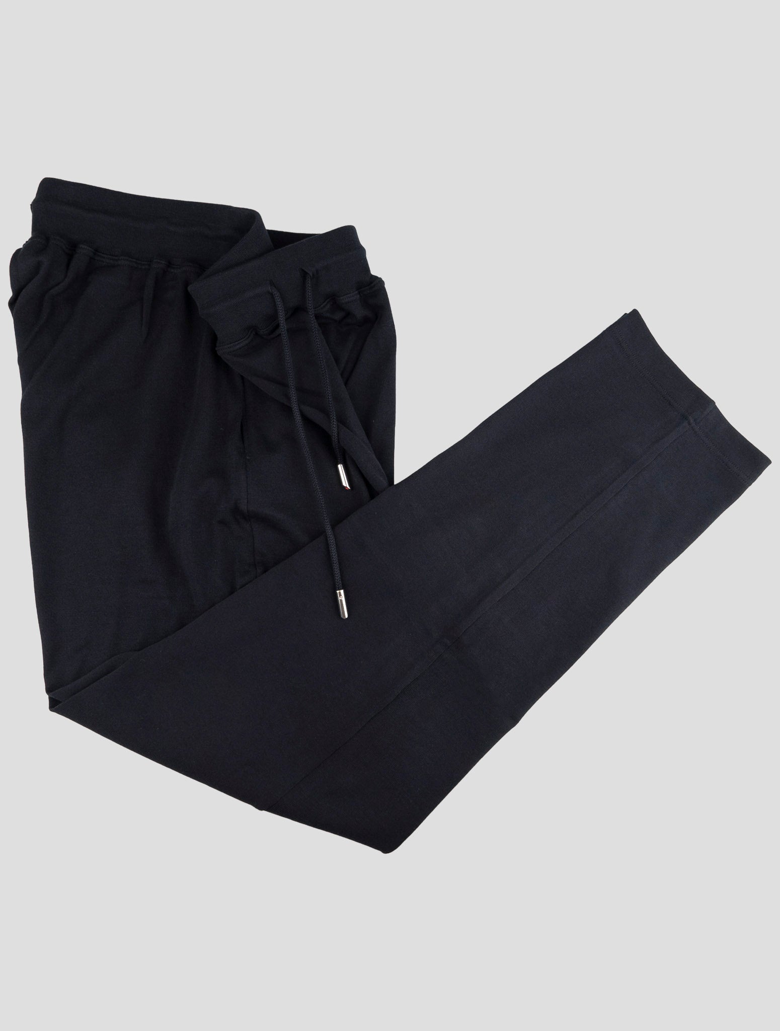 Kiton Blue Cotton Jogging Pants