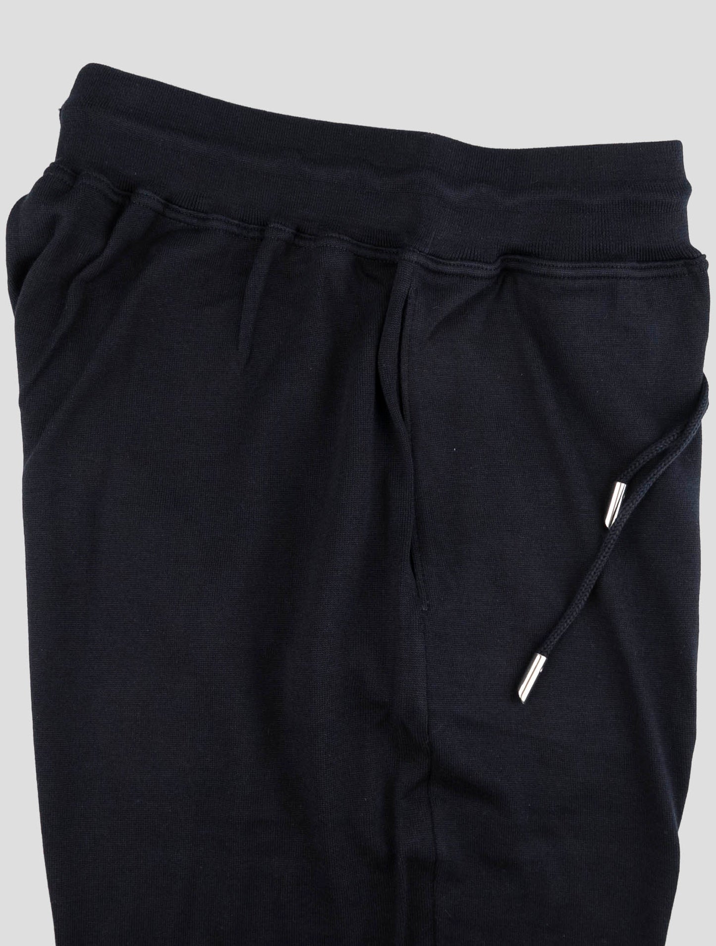 Kiton Blue Cotton Jogging Pants