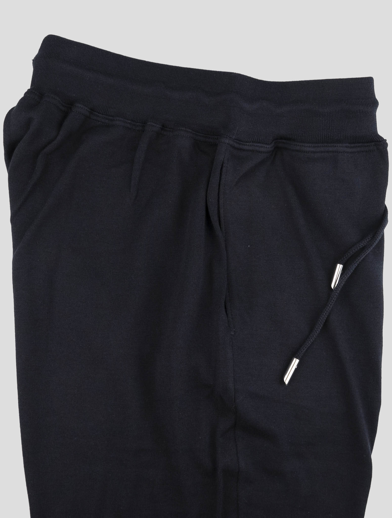 Kiton Blue Cotton Jogging Pants