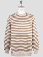 Kiton Brown Cashmere Sweater Crewneck