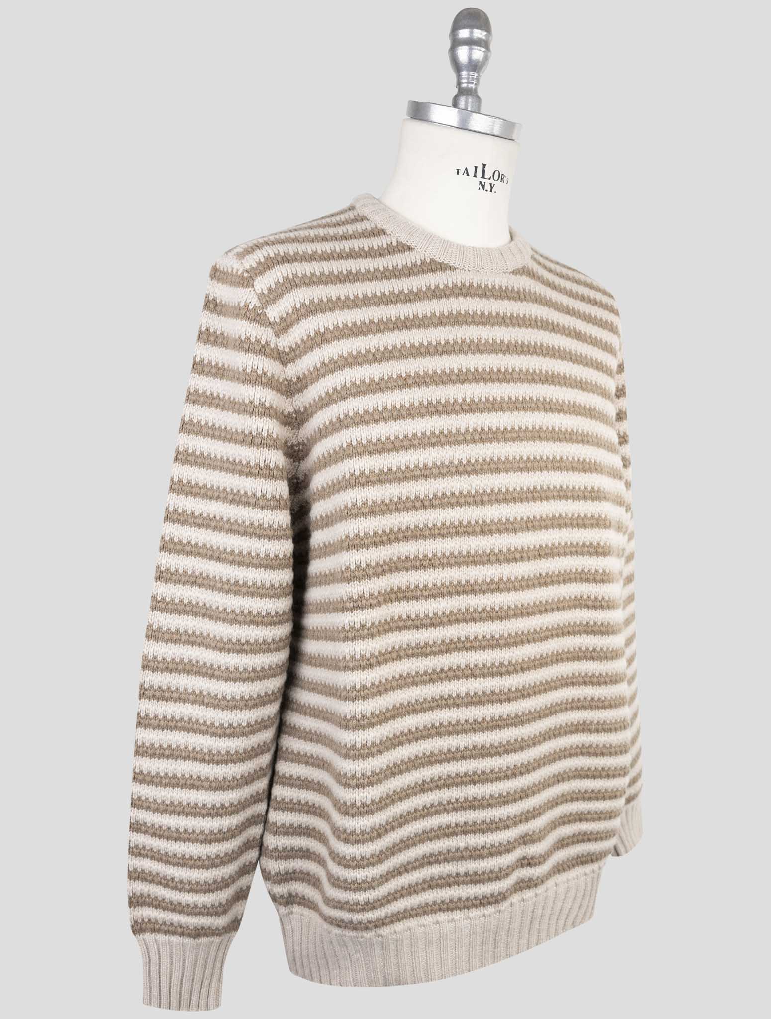 Kiton Brown Cashmere Sweater Crewneck