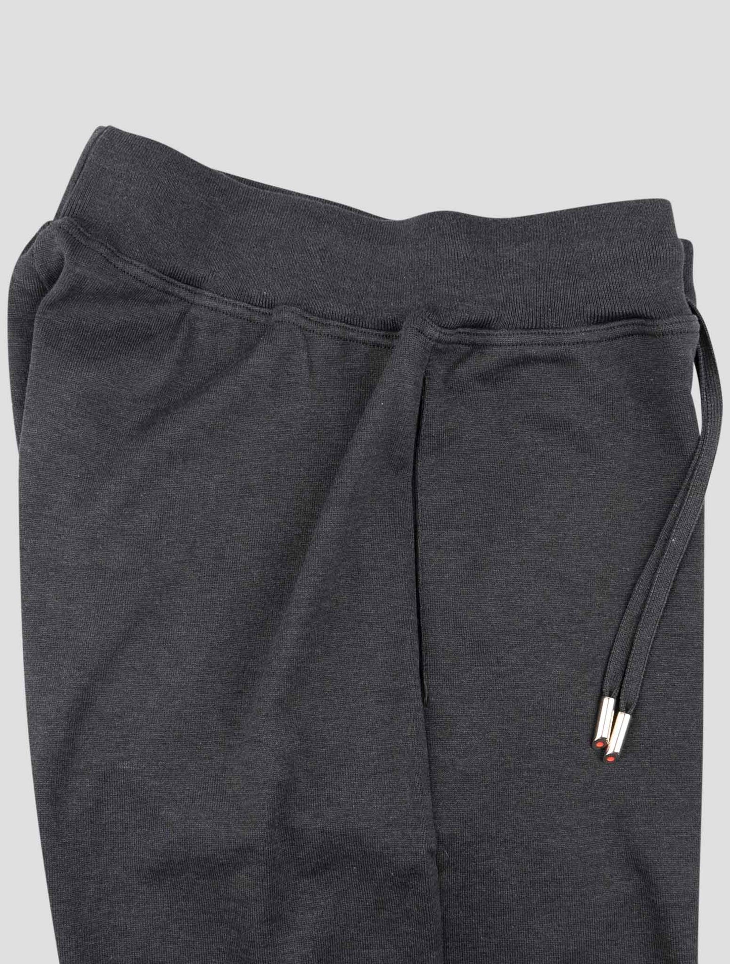 Kiton Dark Gray Cotton Jogging Pant