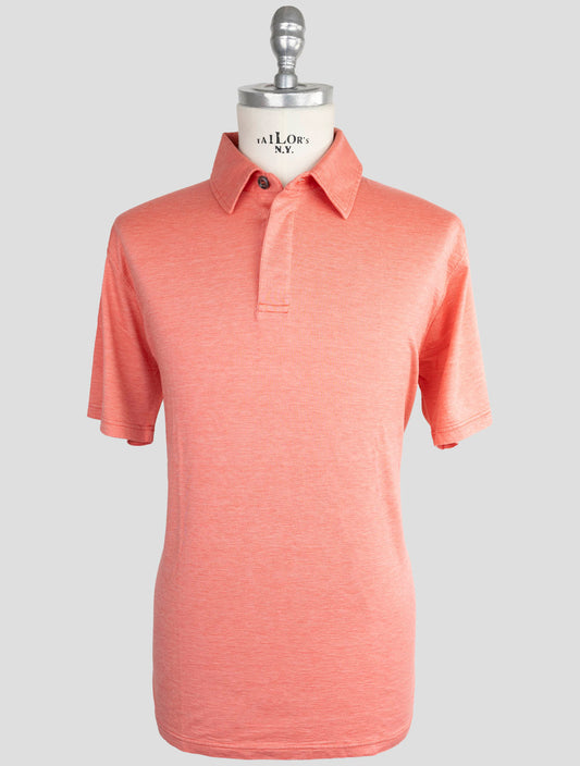 Kiton Pink Silk Cotton Polo