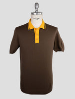 Kiton Brown Cotton Polo