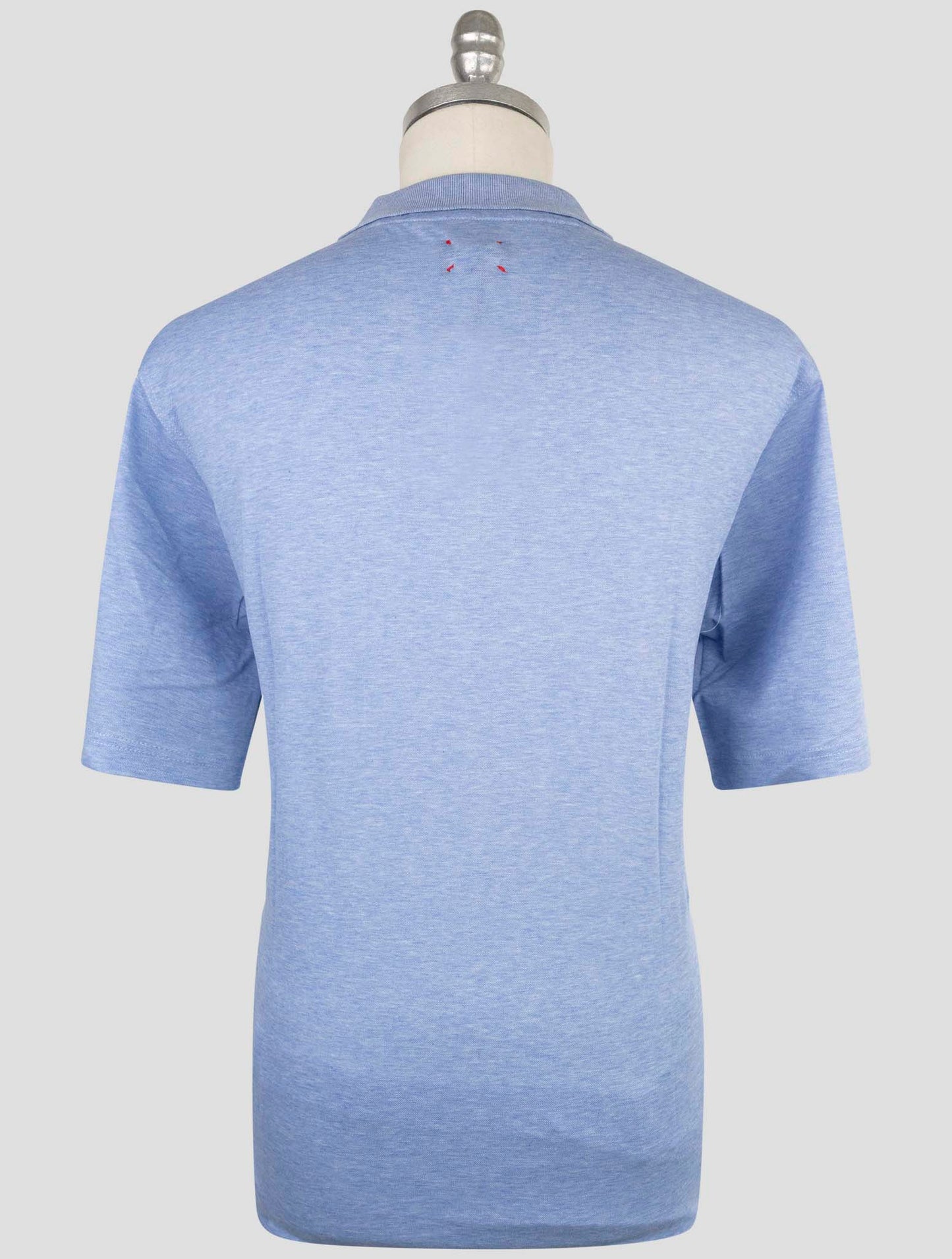 Kiton Light Blue Cotton Polo