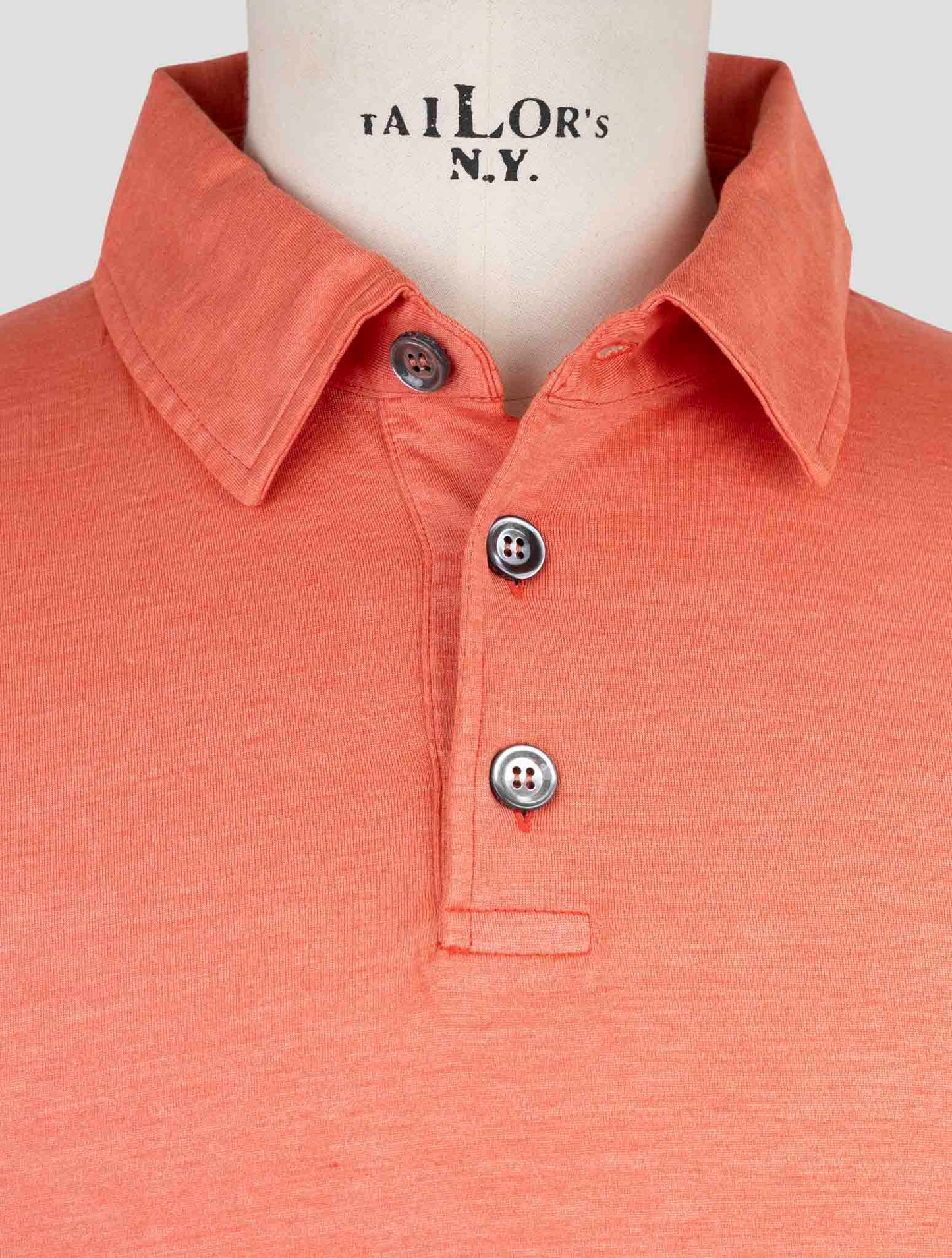 Kiton Pink Silk Cotton Polo
