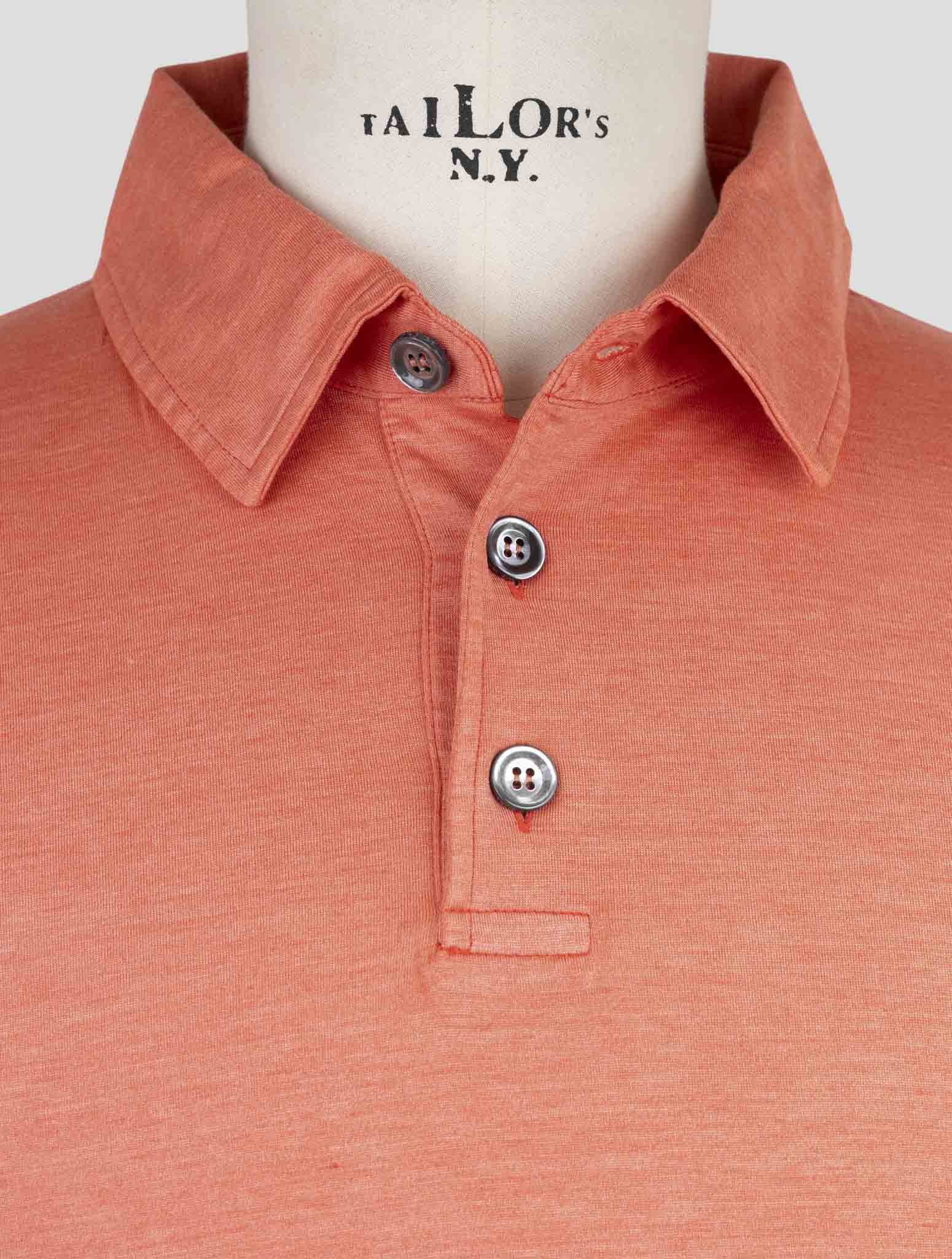 Kiton Pink Silk Cotton Polo