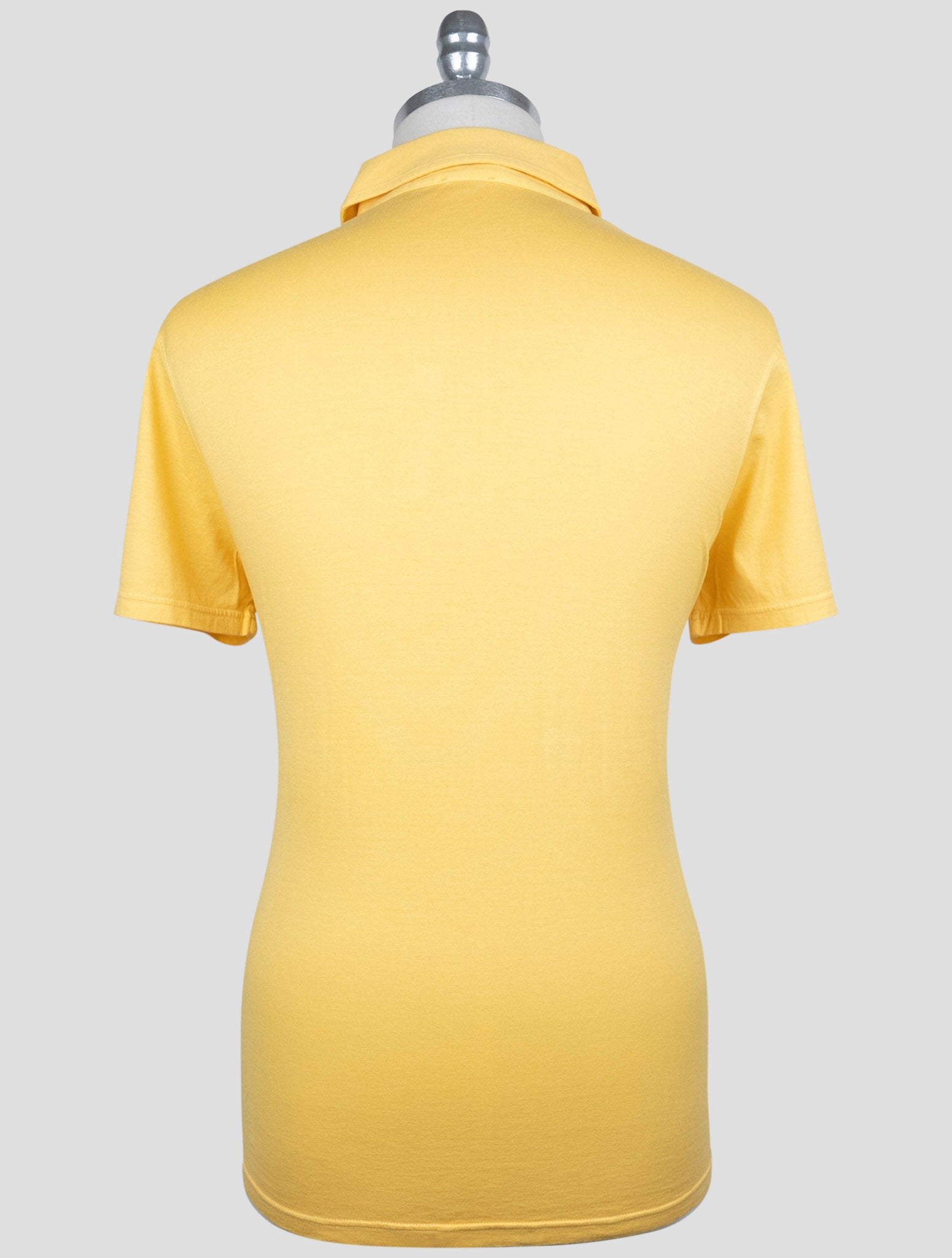Kiton Yellow Cotton Cashmere Polo