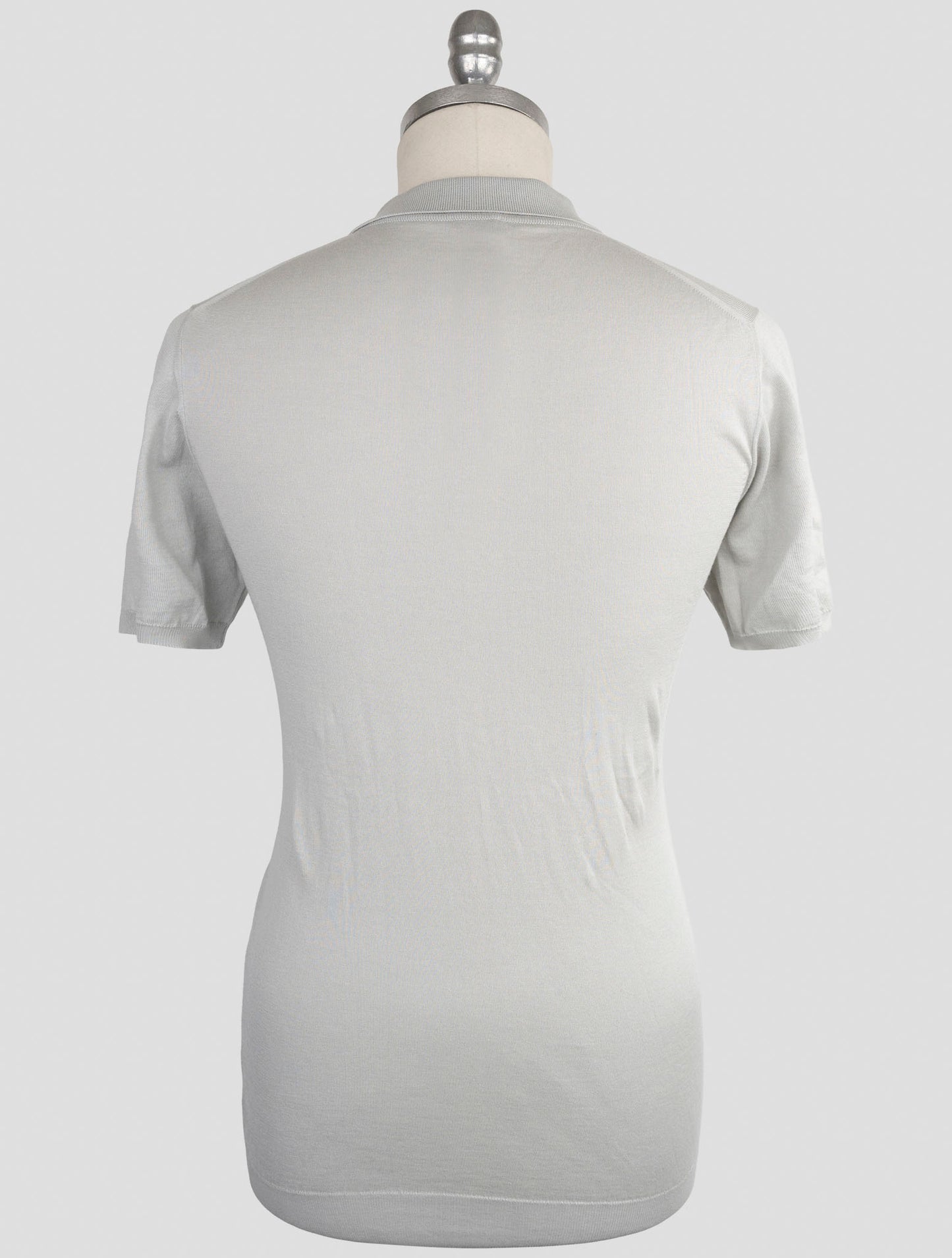 Kiton Gray Cotton Polo